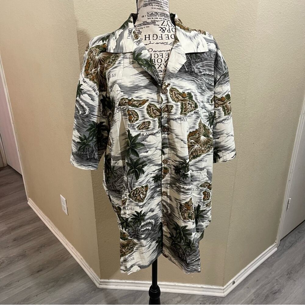Favant men’s Hawaiian button down shirt‎ XL